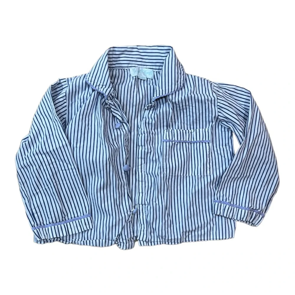 Powell craft kids long sleeve cotton pajama shirt 6/7